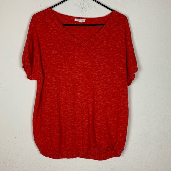 Eileen Fisher Tops - Eileen Fisher- Orange Short Sleeve Shirt size L Eileen Fisher Tops - Eileen Fisher- Orange Short Sleeve Shirt size L